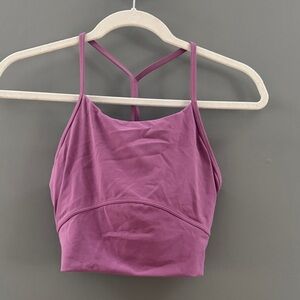 Stori Mauve Strappy Cropped Tank Top